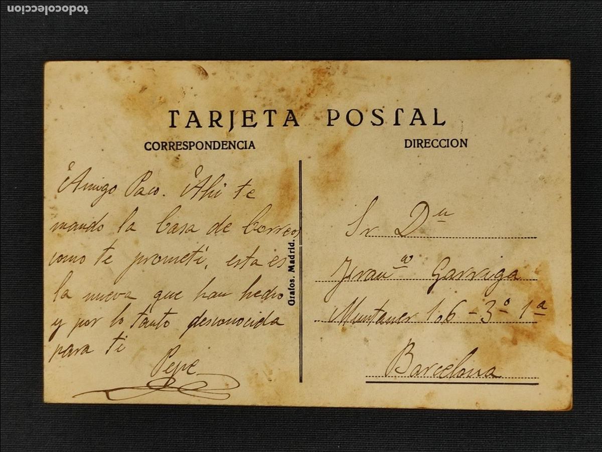 Postales: POSTAL - MADRID - CASA DE CORREOS - Foto 2