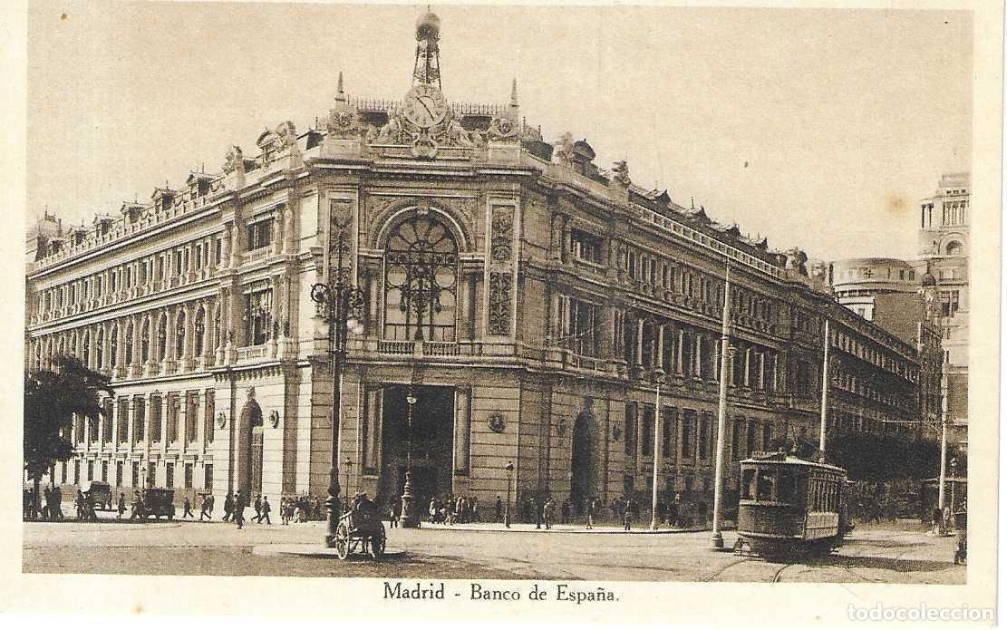 Postales: MADRID - BANCO DE ESPA&Ntilde;A - Foto 1