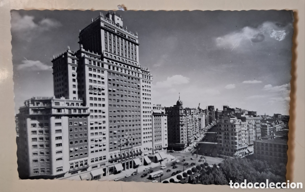 Postales: Tarjeta Postal, Edif&iacute;cio Espanha, en Madrid. - Foto 1