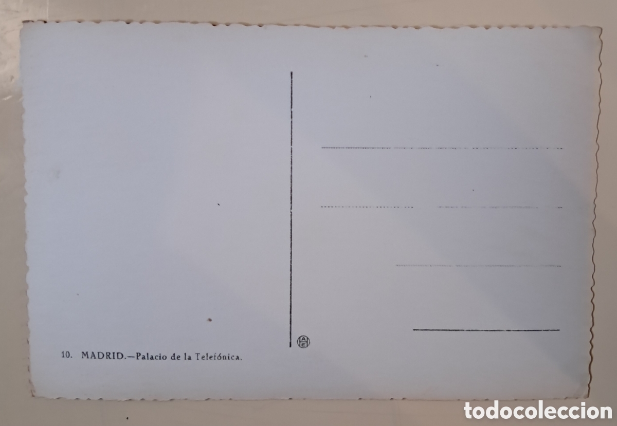 Postales: Tarjeta Postal, Pal&aacute;cio de la Telef&oacute;nica, en Madrid - Foto 2