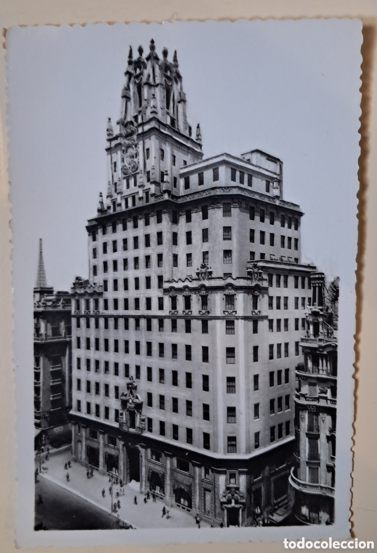 Postales: Tarjeta Postal, Pal&aacute;cio de la Telef&oacute;nica, en Madrid - Foto 1