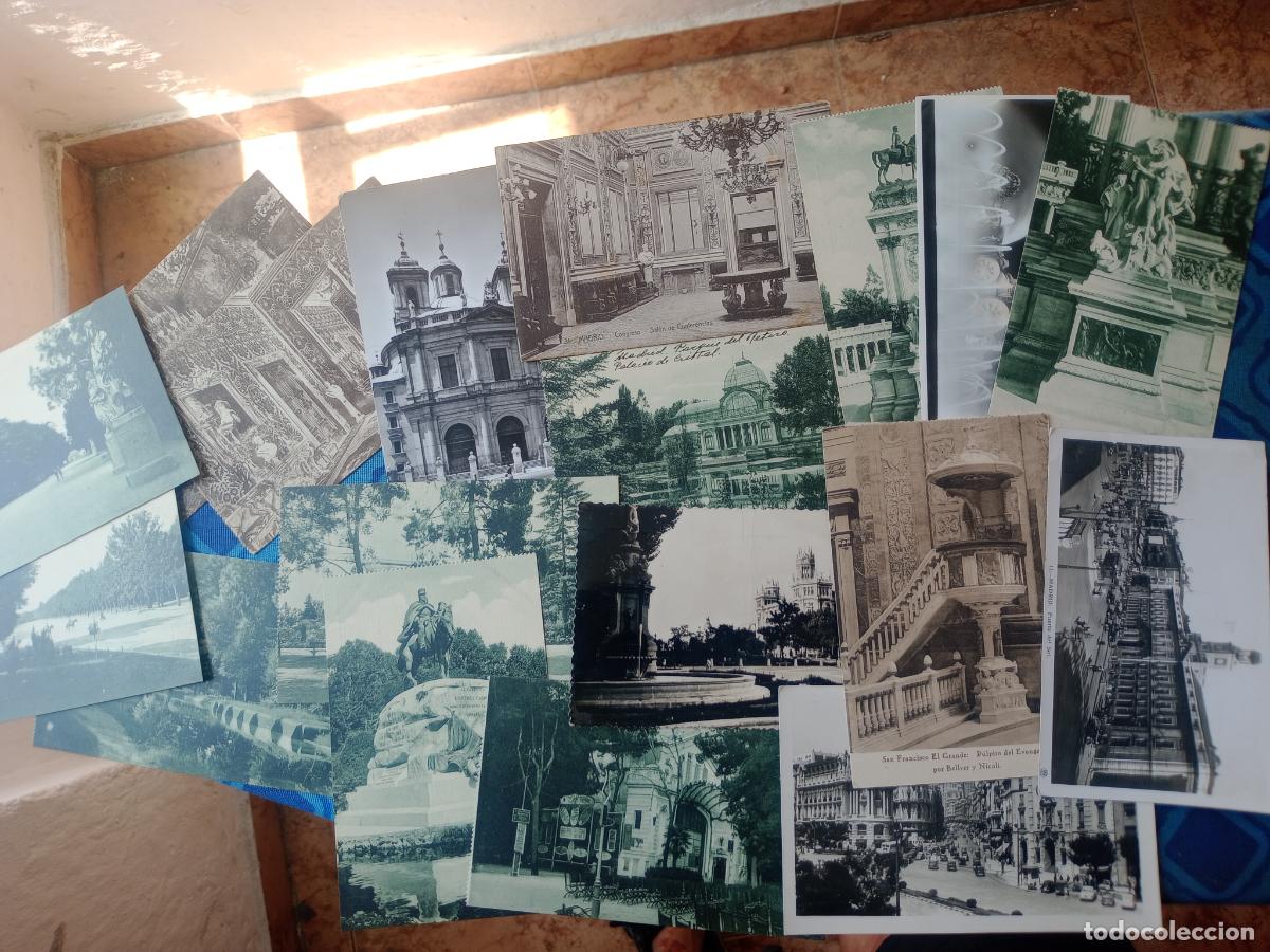 Postales: Madrid: 18 postales antiguas - Foto 1