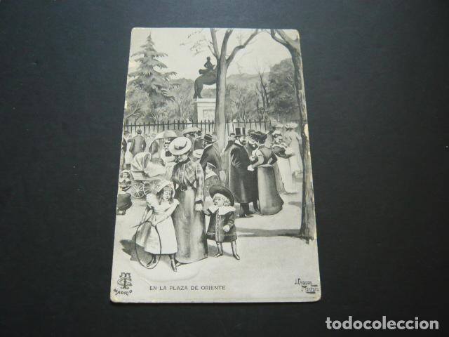 Postales: MADRID EN LA PLAZA DE ORIENTE - Foto 1