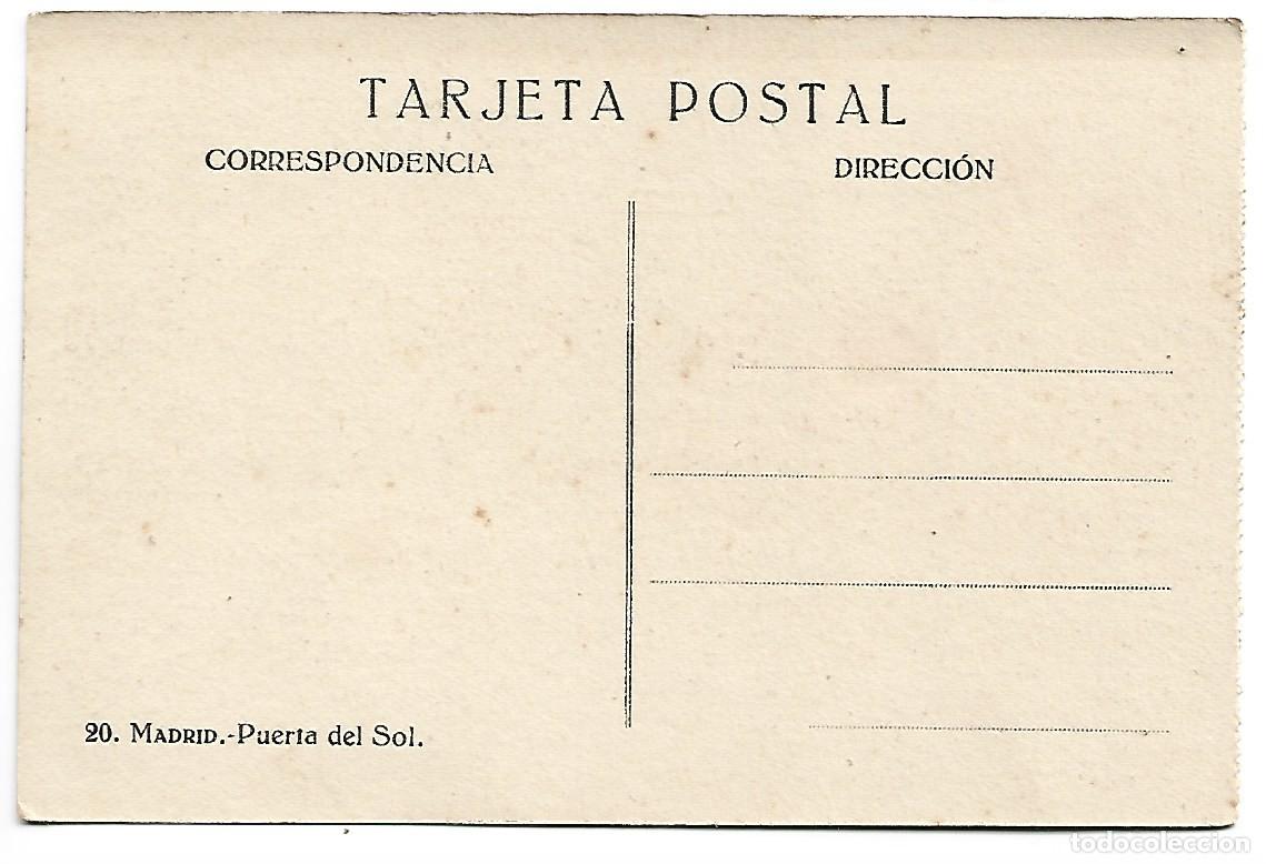 Postales: PUERTA DEL SOL.- MADRID - Foto 2