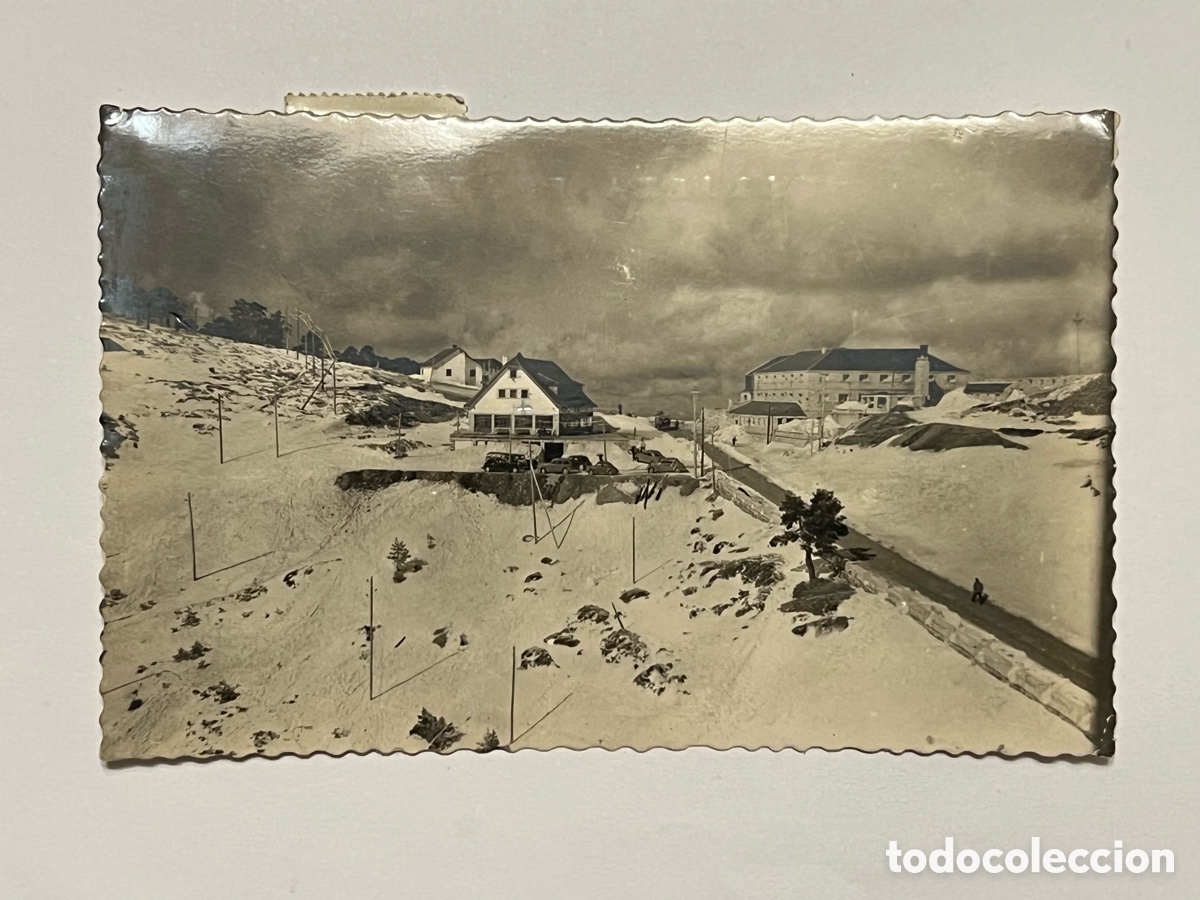 Postales: MADRID. Puerto de Navacerrada. Postal No.2, Edic. Daniel Arbones (a.1956) circulada - Foto 1