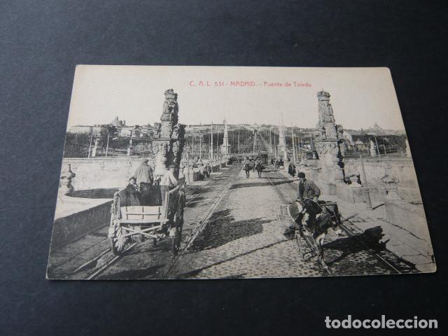 Postales: MADRID PUENTE DE TOLEDO - Foto 1