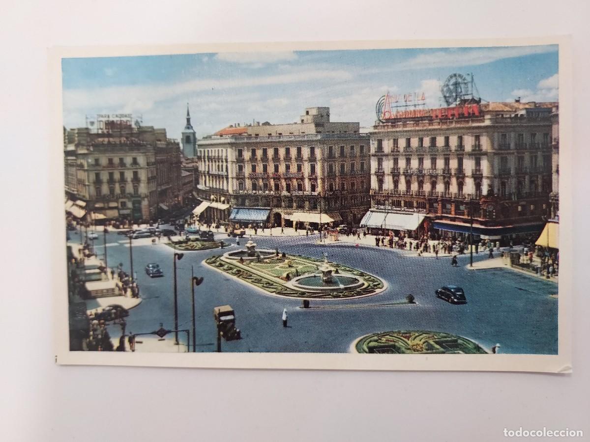 Postais: POSTAL MADRID PUERTA DEL SOL. A&Ntilde;OS 1940 1950 1960. SIN CIRCULAR. HELIOTIPIA ARTISTICA. MANEN