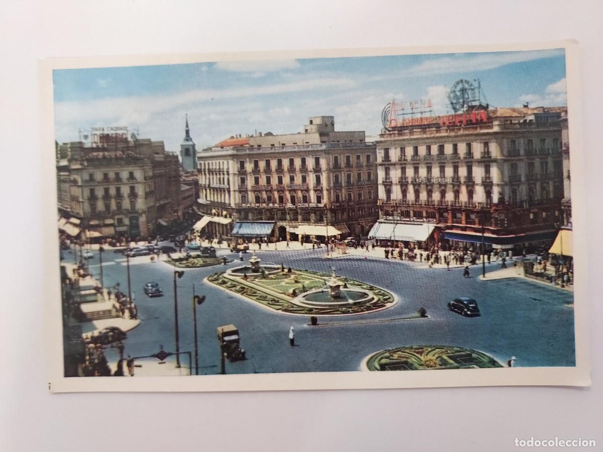 Postales: POSTAL MADRID PUERTA DEL SOL. A&Ntilde;OS 1940 1950 1960. SIN CIRCULAR. HELIOTIPIA ARTISTICA. MANEN