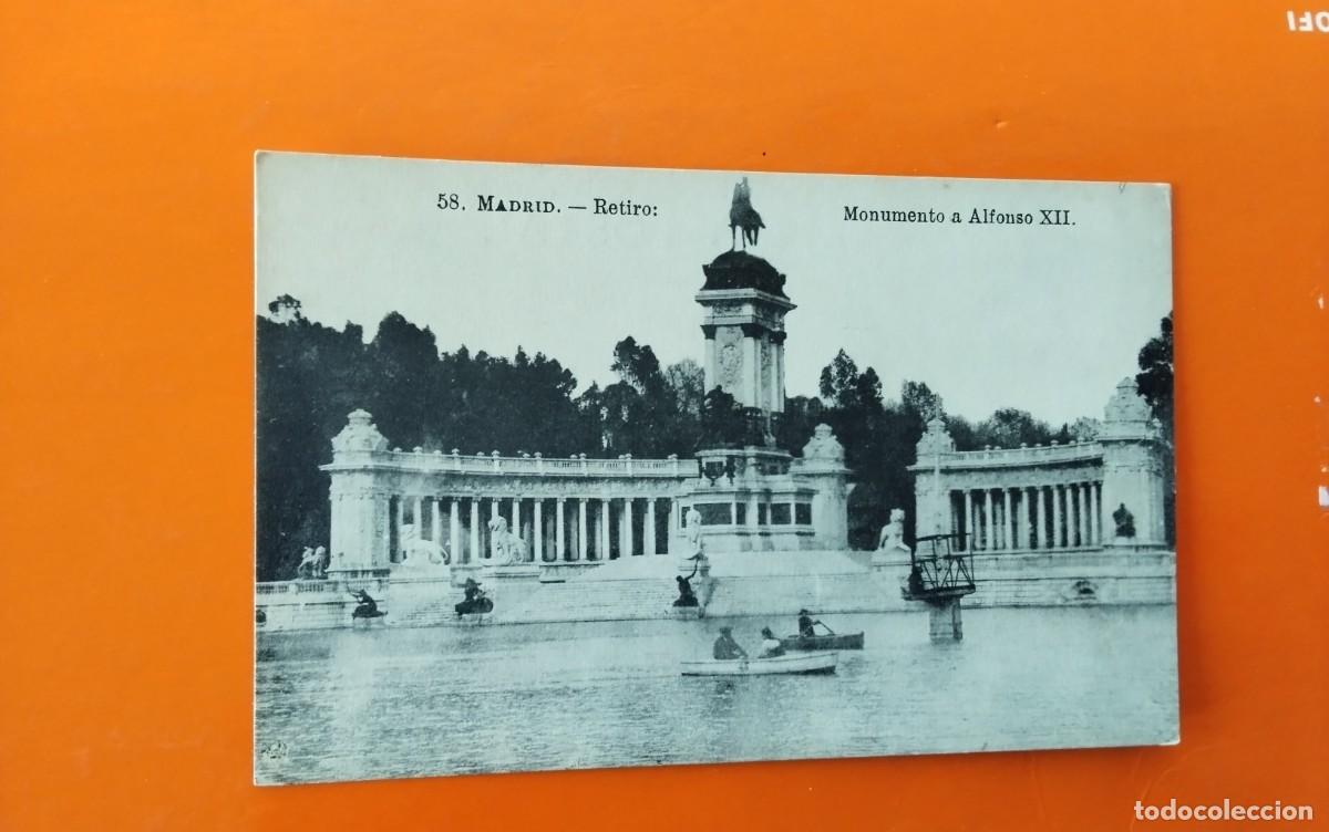 Postales: MADRID , POSTAL ANTIGUA , BLANCO Y NEGRO - Foto 2