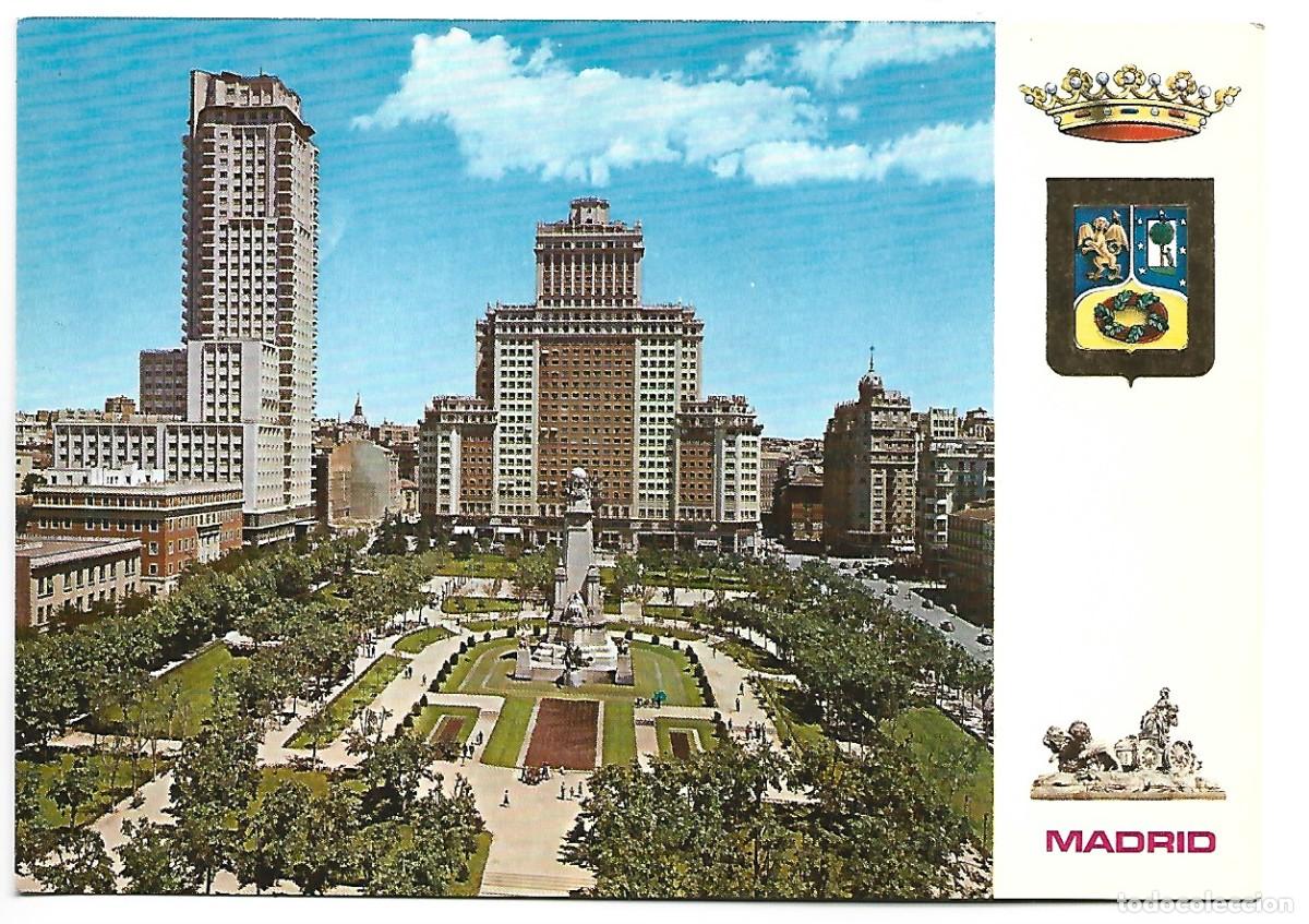 Postales: PLAZA DE ESPA&Ntilde;A.- MADRID - Foto 1