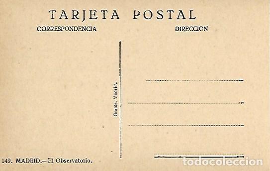 Postales: MADRID - 149. EL OBSERVATORIO - GRAFOS MADRID - Foto 2