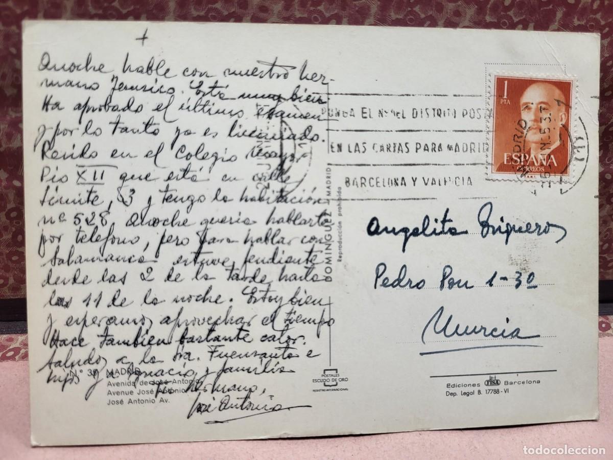 Postales: ANTIGUA POSTAL MADRID DOMINGUEZ 35 - Foto 2