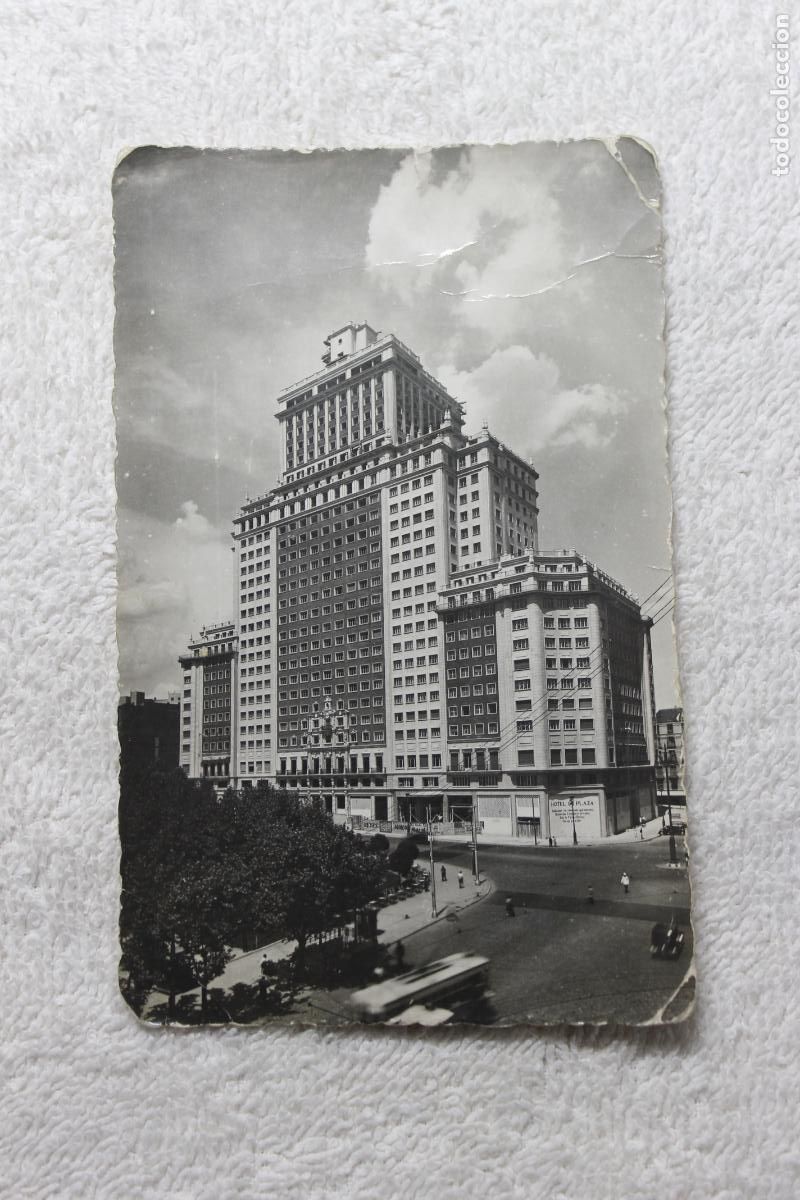 Postales: MADRID EDIFICIO ESPA&Ntilde;A POSTAL DOMINGUEZ - Foto 1