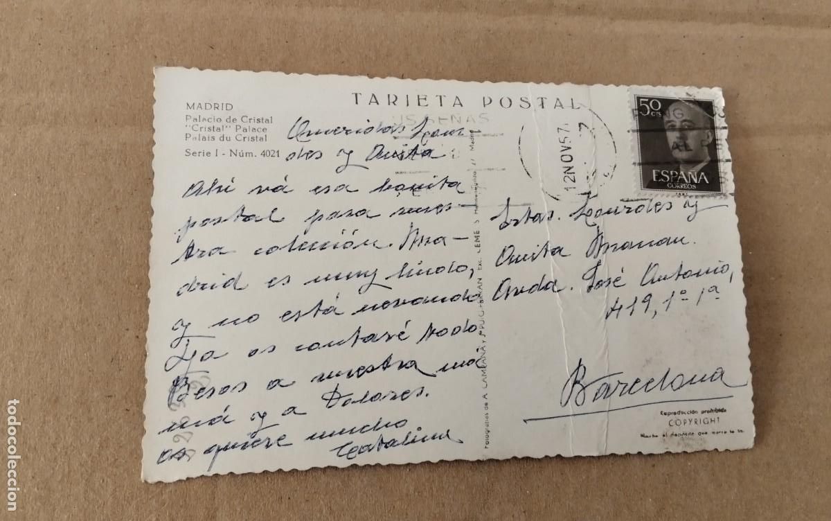 Postales: MADRID , POSTAL ANTIGUA , BLANCO Y NEGRO - Foto 3