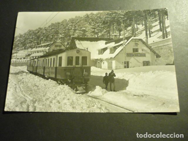 Postales: PUERTO DE NAVACERRADA MADRID ESTACION DEL FERROCARRIL - Foto 1