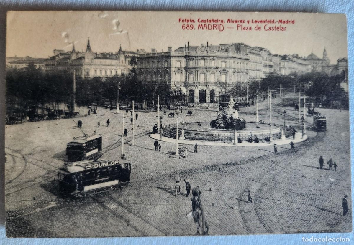 Postales: Madrid Plaza de Castelar - Foto 1