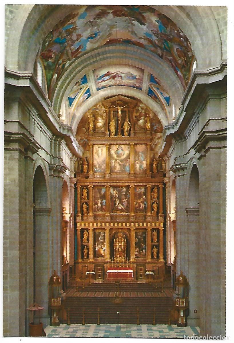 Postales: MONASTERIO, ALTAR MAYOR / MONASTERY, MAIN ALTAR.- EL ESCORIAL - Foto 1
