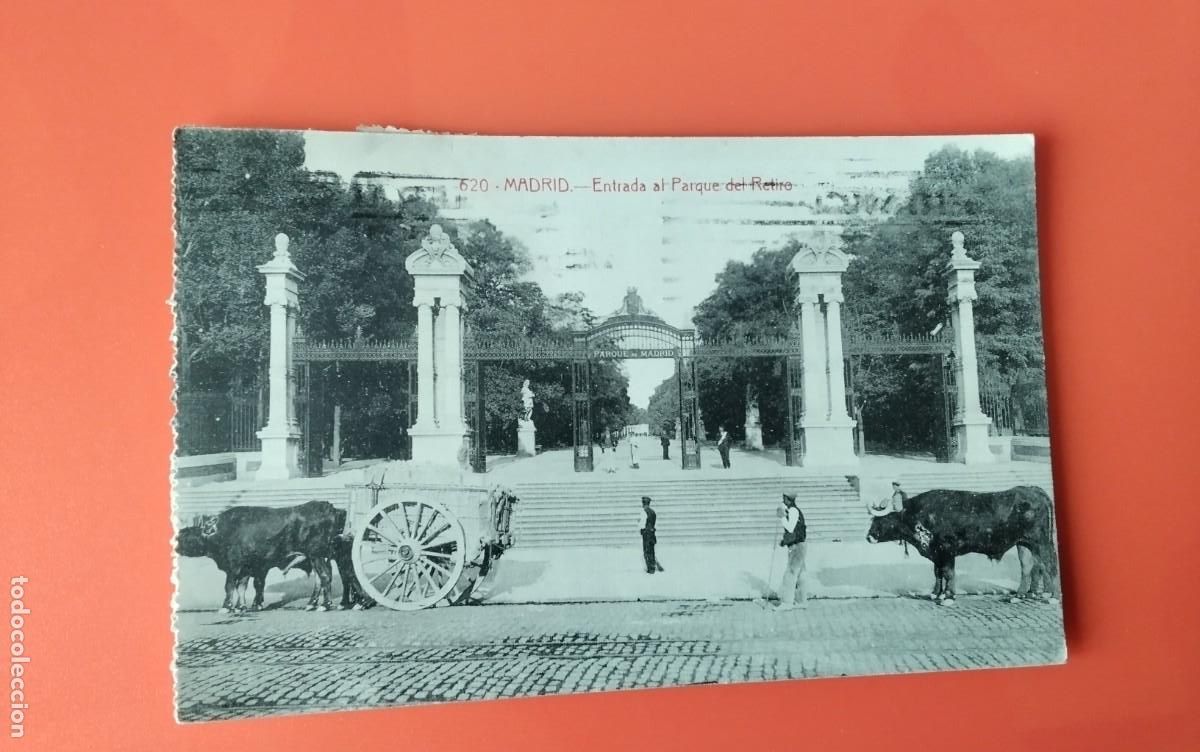Postales: MADRID POSTAL ANTIGUA , BLANCO Y NEGRO - Foto 2