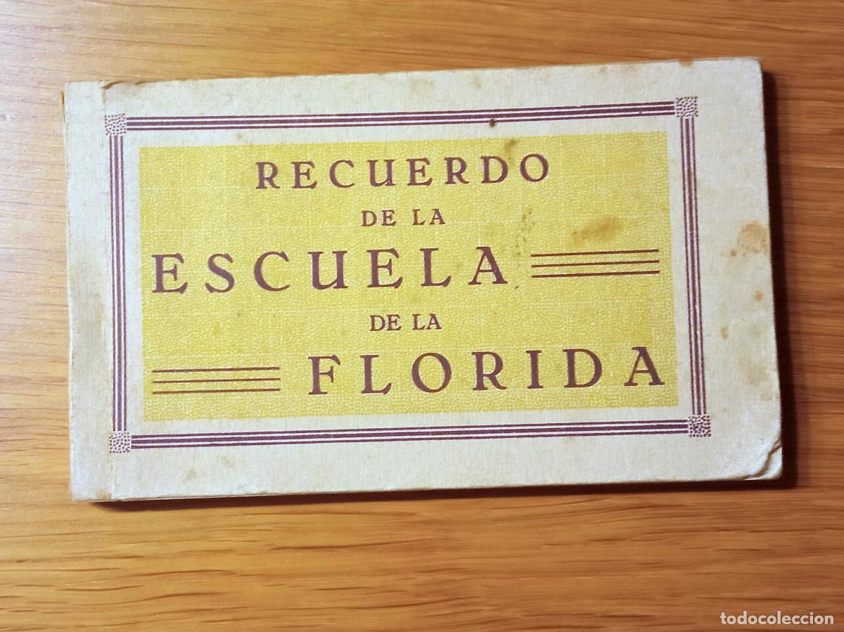 Postales: BLOCK RECUERDO DE LA ESCUELA DE LA FLORIDA. 24 POSTALES. - Foto 1