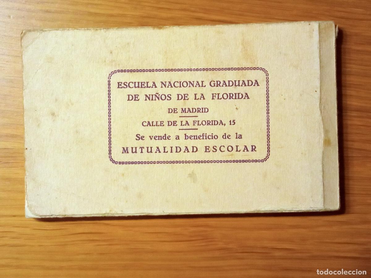 Postales: BLOCK RECUERDO DE LA ESCUELA DE LA FLORIDA. 24 POSTALES. - Foto 2
