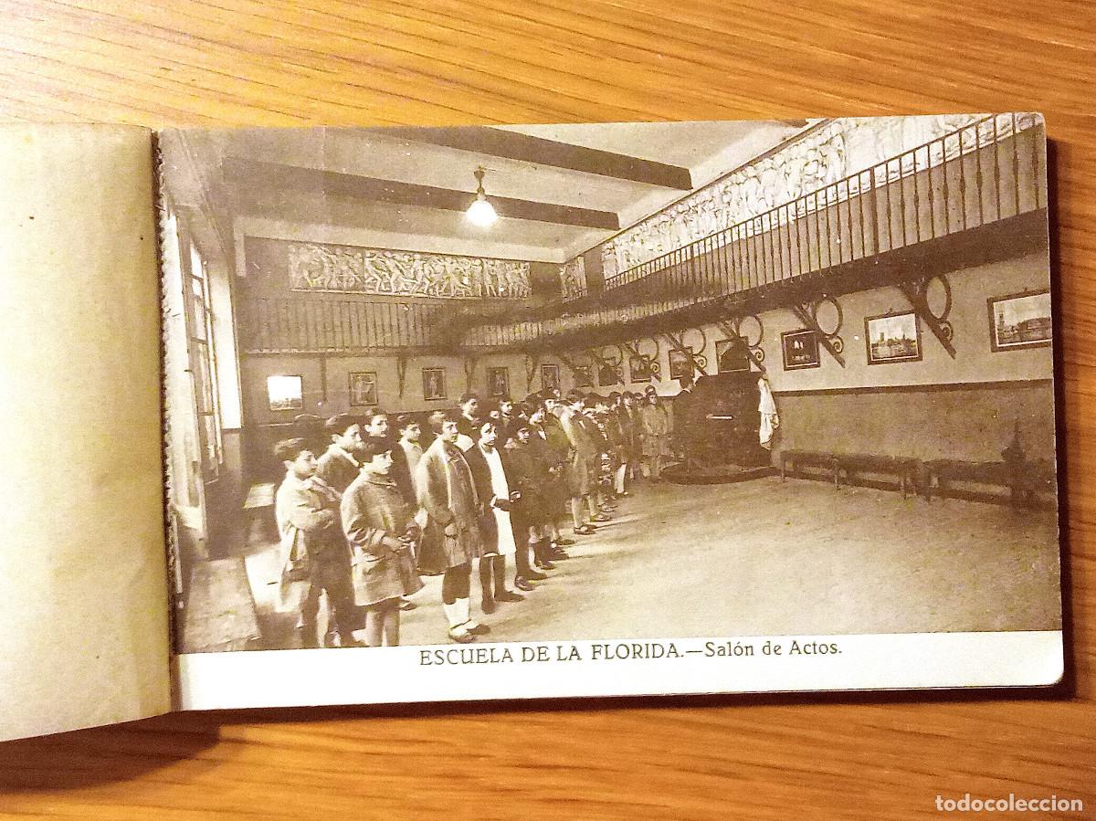 Postales: BLOCK RECUERDO DE LA ESCUELA DE LA FLORIDA. 24 POSTALES. - Foto 3
