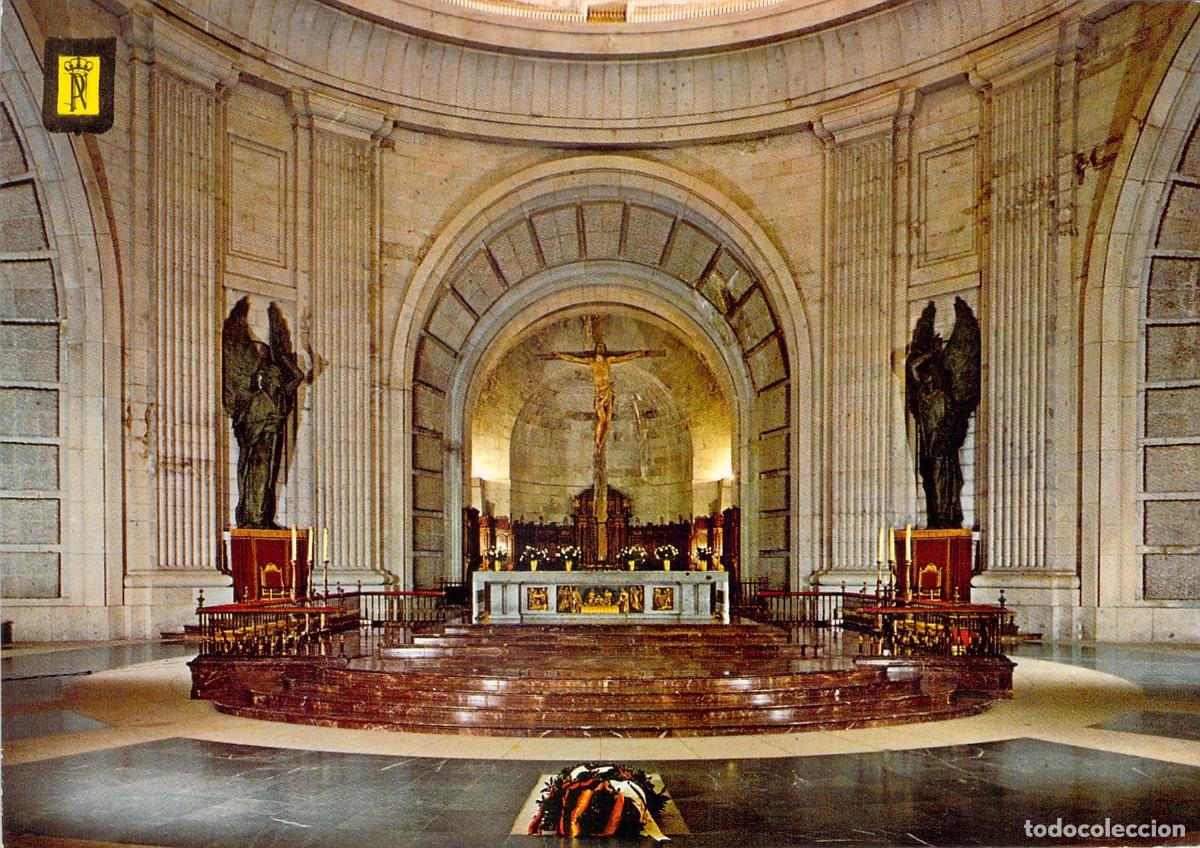 Postales: Postal Cripta Bas&iacute;lica Valle de los Ca&iacute;dos, Altar Mayor, Monumento, Espa&ntilde;a - Foto 1