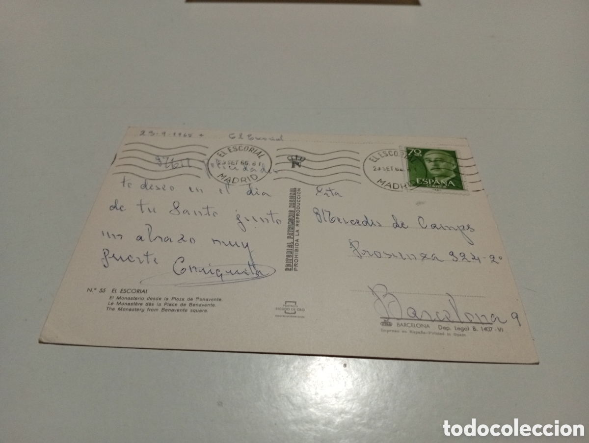 Postales: Postal El escorial.......... - Foto 2