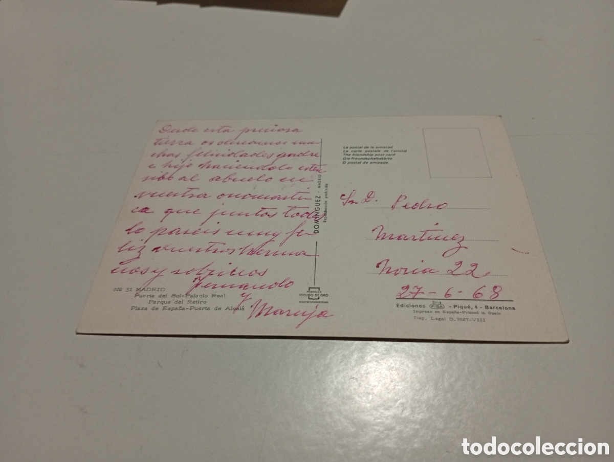 Postales: Postal Madrid......... - Foto 2