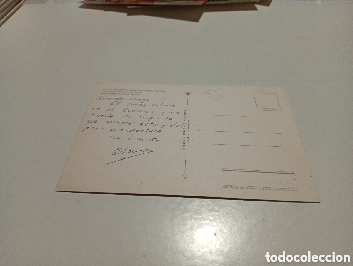 Postales: Postal El Escorial...... - Foto 2