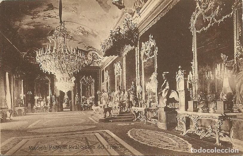 Postales: Madrid - Palacio real - Salon del Trono - Foto 1