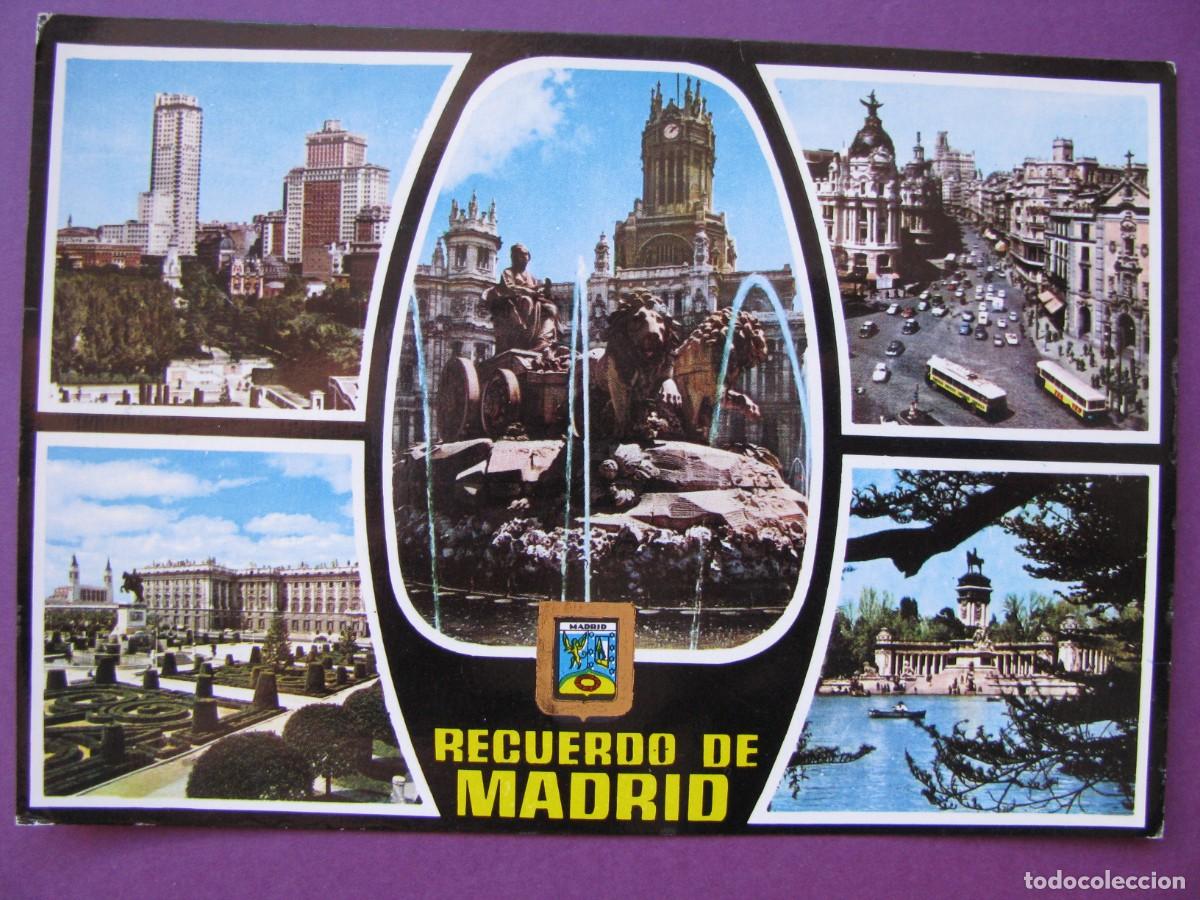 Postales: POSTAL DE MADRID. DOMINGUEZ. ESCRITA 1966 - Foto 1