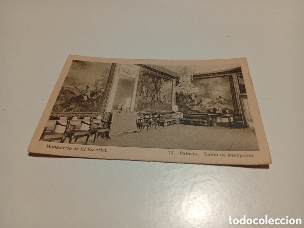 Postales: Postal antigua monasterio de el Escorial - Foto 1
