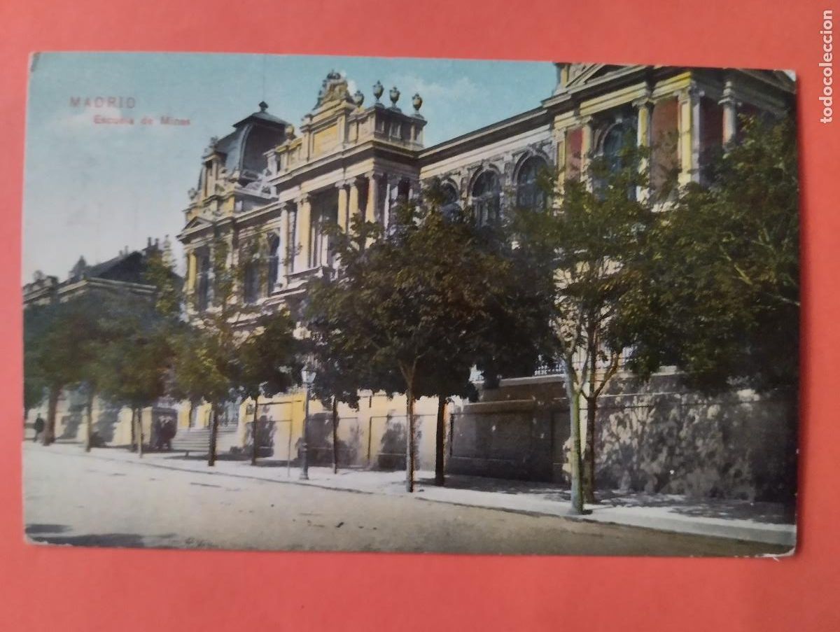 Postales: MADRID ESCUELA DE MINAS. - Foto 1