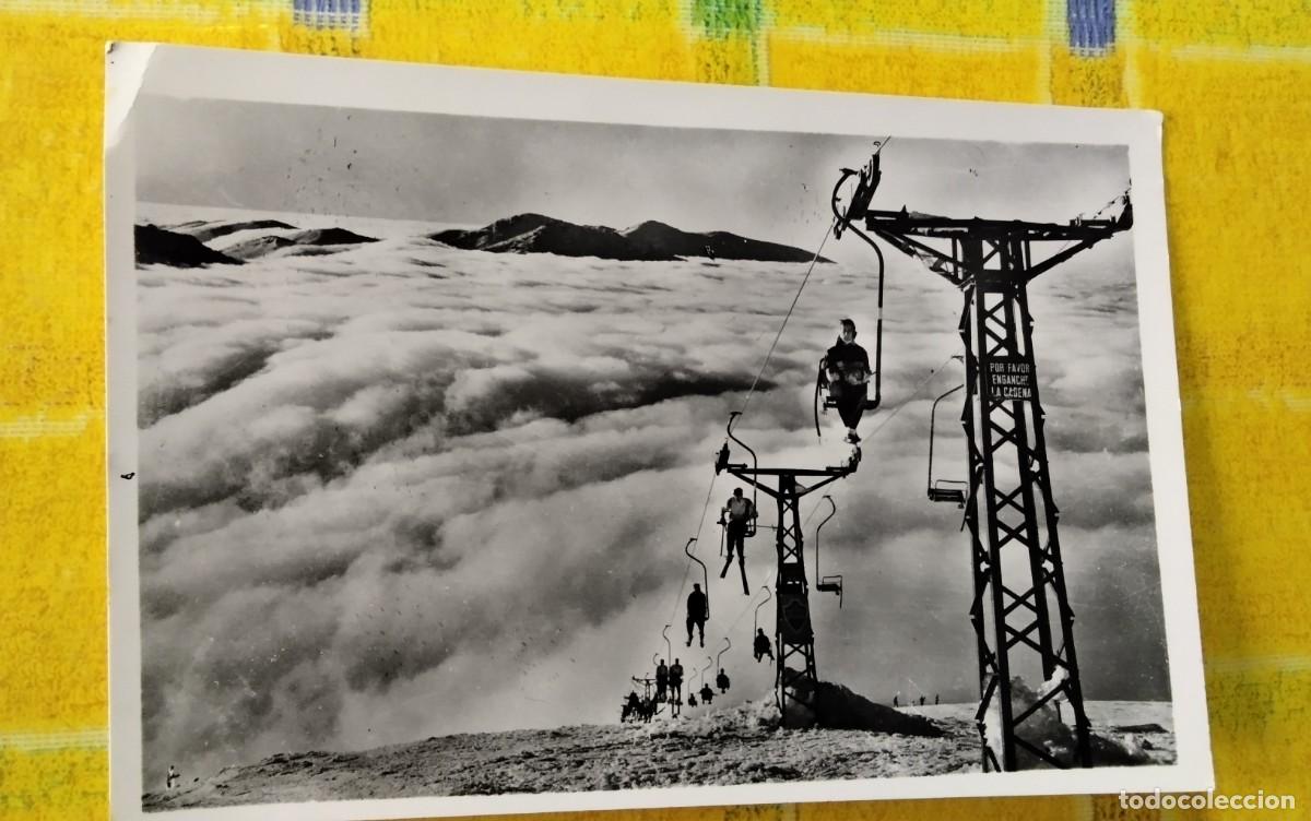Postales: PUERTO NAVACERRADA , POSTAL ANTIGUA , BLANCO Y NEGRO - Foto 2