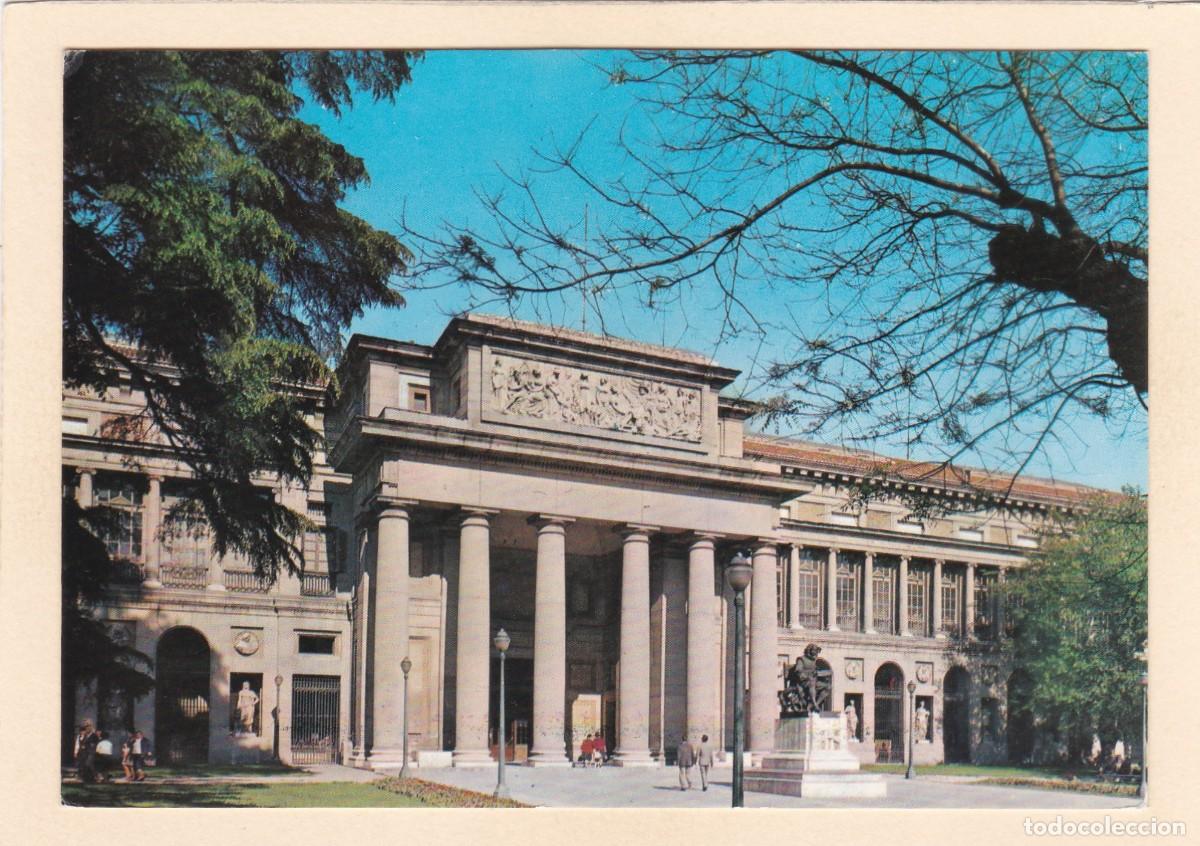 Postales: MADRID. PASEO DEL PRADO. MUSEO (1966) - Foto 1