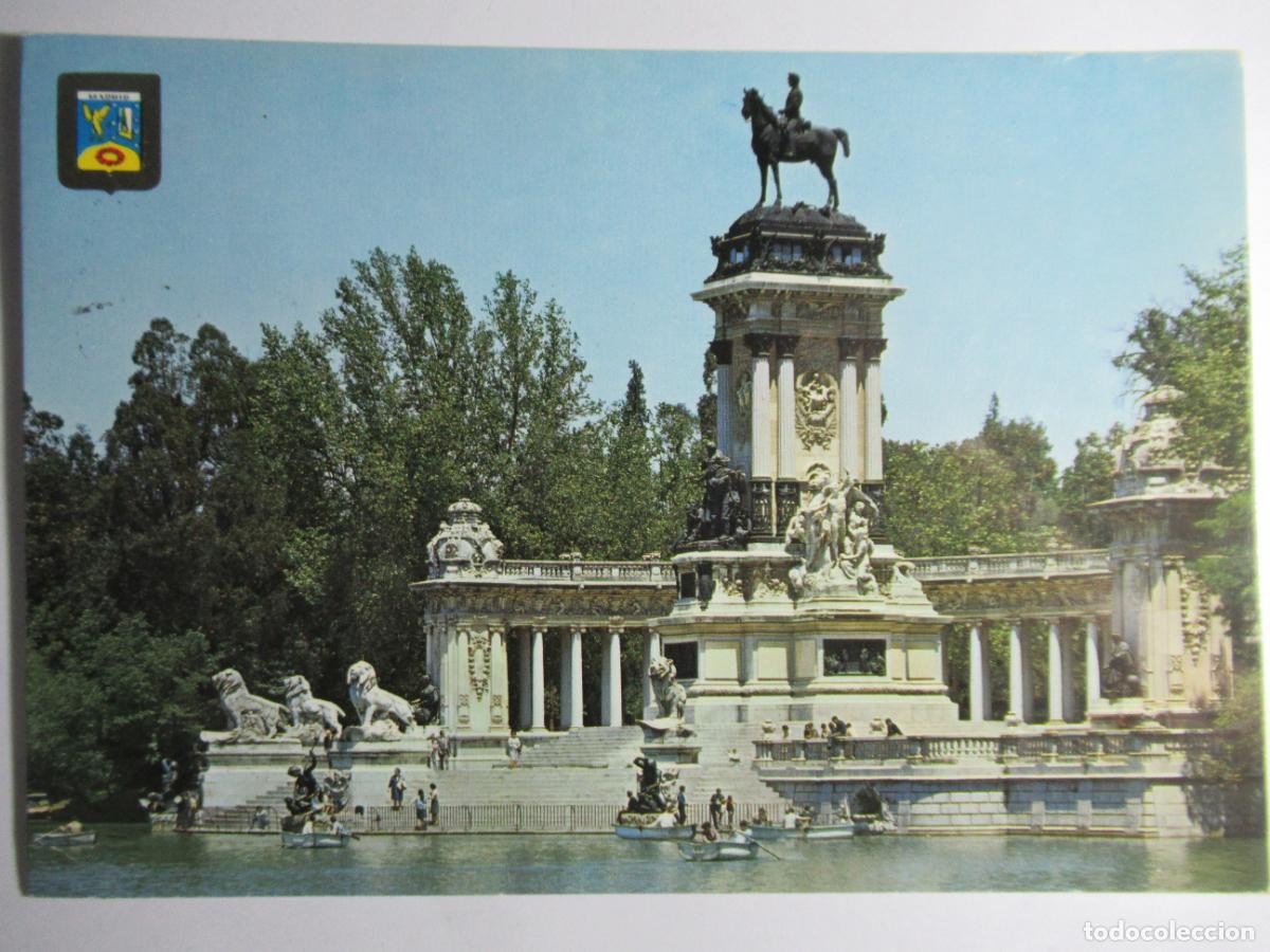 Postales: Madrid - Parque del Retiro. Estanque - Foto 1