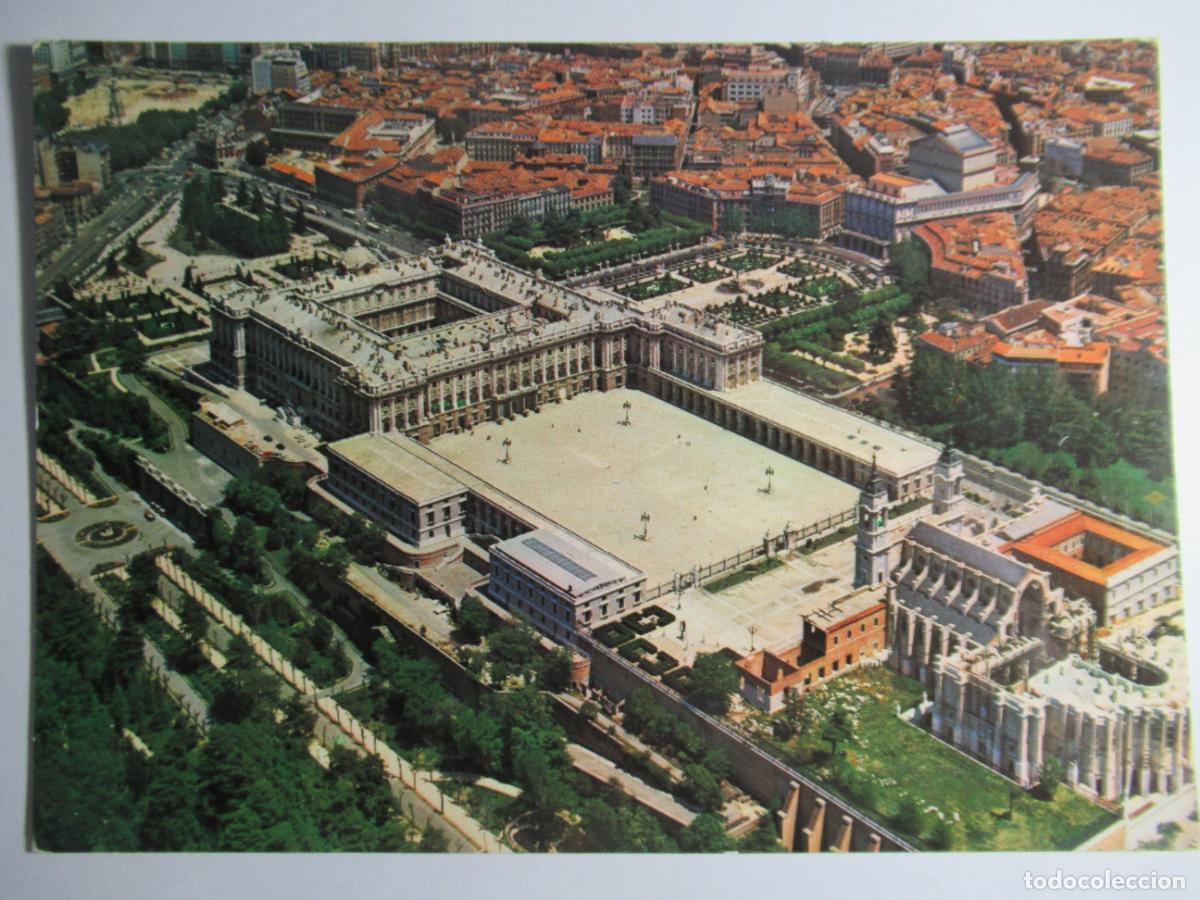 Postales: Madrid - Palacio de Oriente. Vista a&eacute;rea - Foto 1