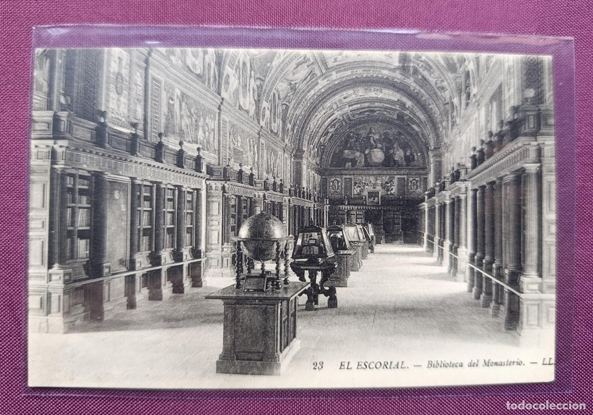 Postales: EL ESCORIAL. BIBLIOTECA DEL MONASTERIO - Foto 1