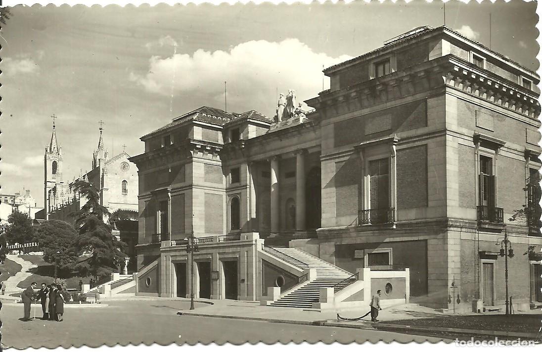 Postales: Madrid - Museo del Prado - Entrada Lateral - Foto 1