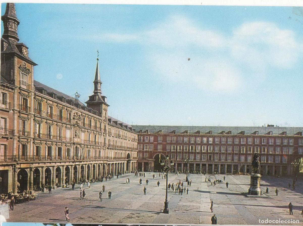 Postales: Madrid-Plaza Mayor-sin circular- - Foto 1