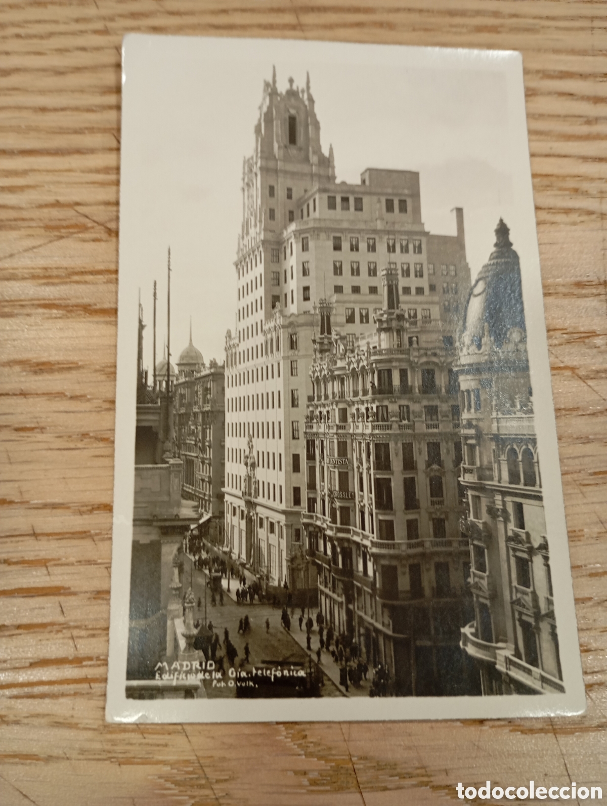 Postales: MADRID - EDIFICIO CIA. TELEF&Oacute;NICA - POH O. VOLK. - Foto 1