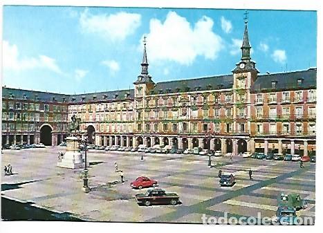 Postales: PLAZA MAYOR / MAIN SQUARE.- MADRID - Foto 1