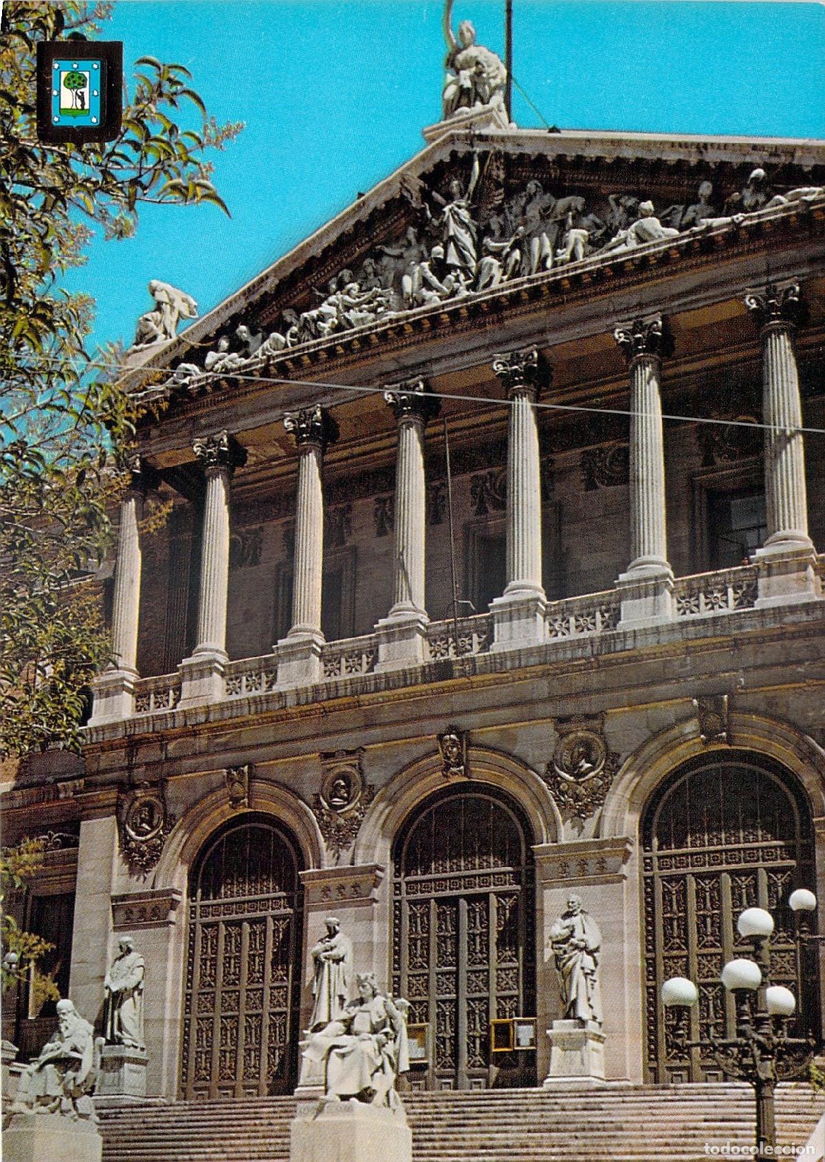 Postales: Postal de Madrid Edificio de Bibliotecas y Museos - Foto 1