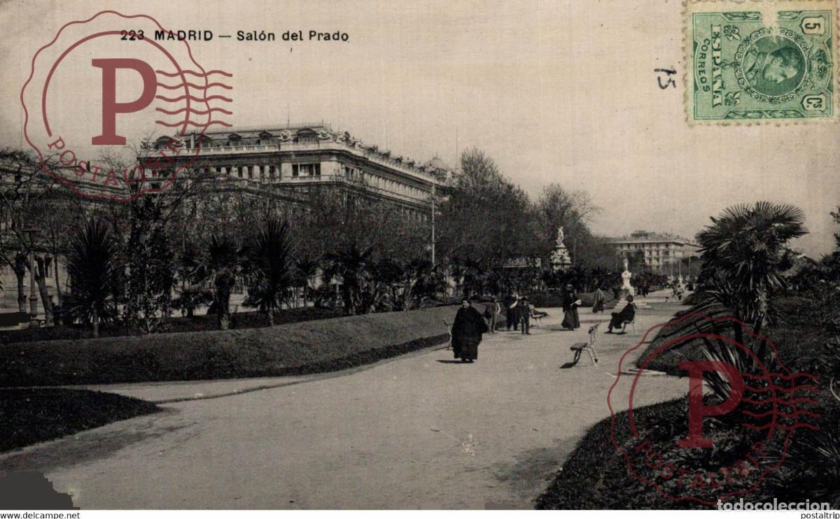 Postales: MADRID. SALON DEL PRADO. - Foto 1