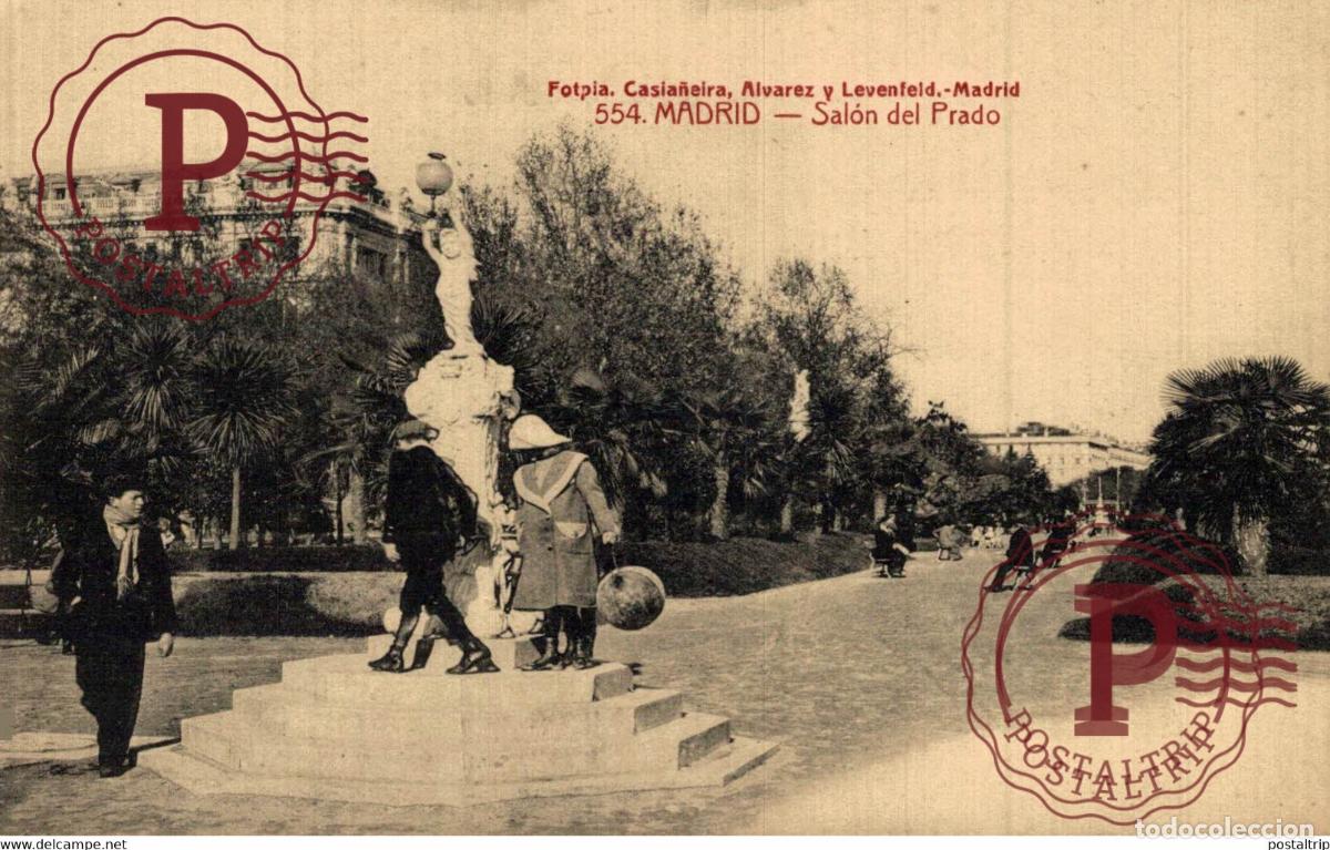 Postales: MADRID. SALON DEL PRADO. - Foto 1