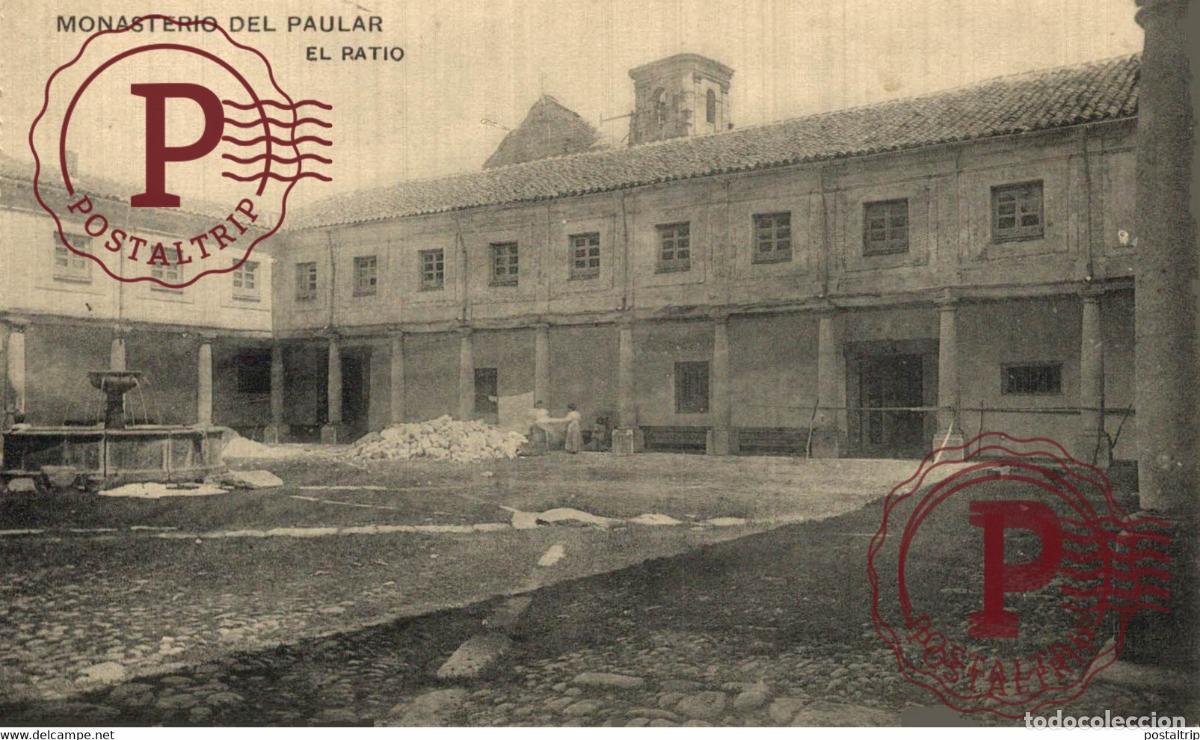 Postales: MADRID. MONASTERIO DEL PAULAR. EL PATIO. - Foto 1