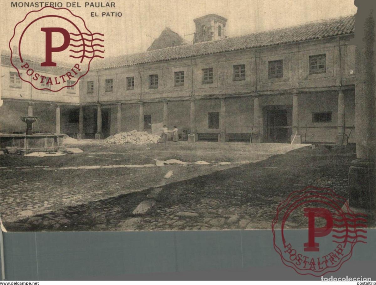 Postales: MADRID. MONASTERIO DEL PAULAR. EL PATIO. - Foto 1
