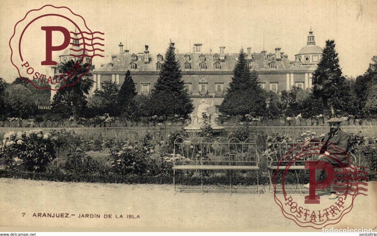 Postales: MADRID. ARANJUEZ. JARDIN DE LA ISLA. - Foto 1