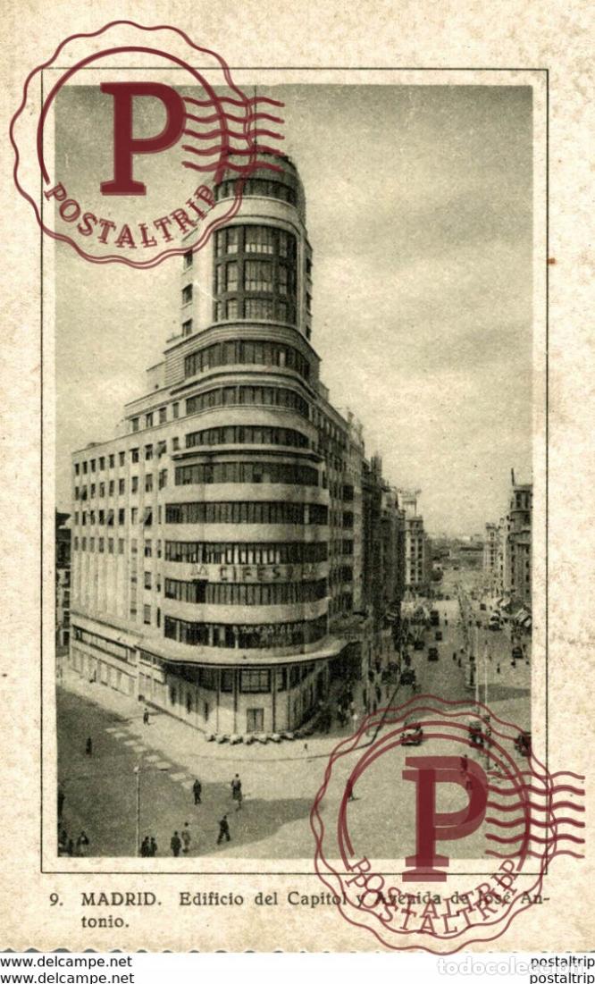 Postales: EDIFICIO DEL CAPITOL Y AVENIDA DE JOSE ANTONIO - Foto 1