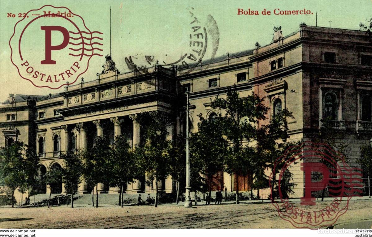 Postales: 22 MADRID BOLSA DE COMERCIO - Foto 1